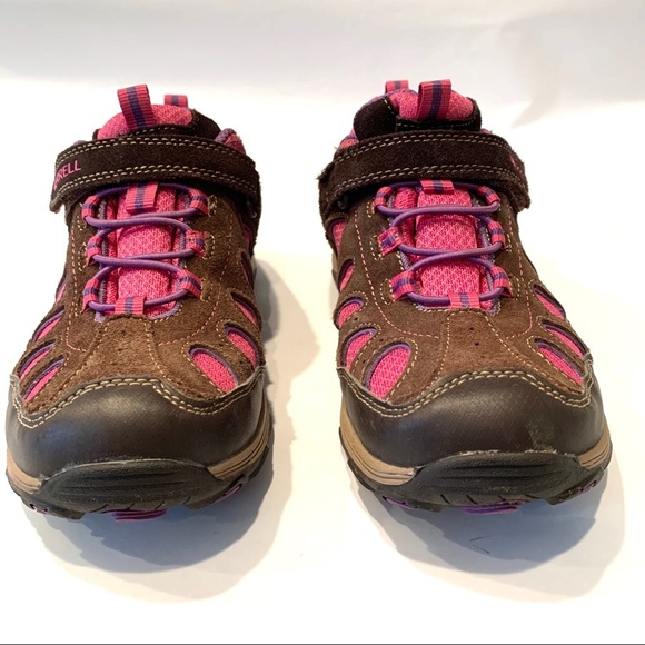 Merrell Mid Lace Boys Girls Trail Hikers - Picture 2 of 10